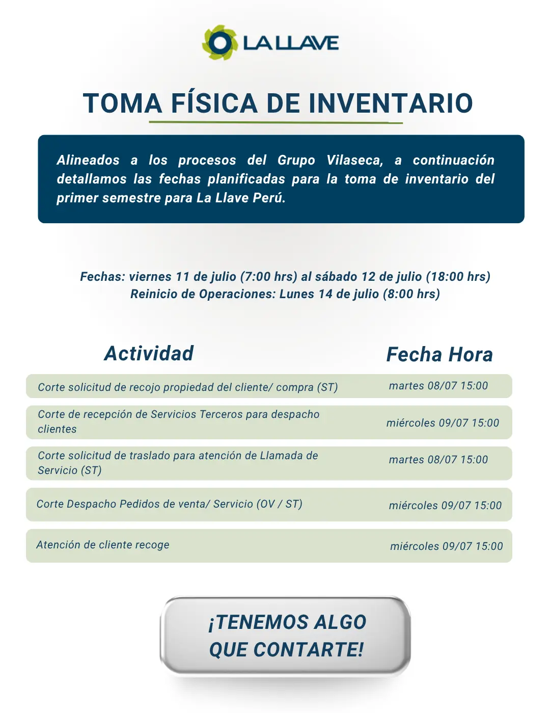 Toma fisica de inventario