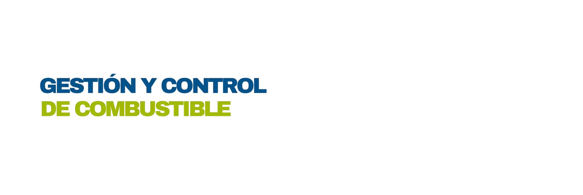Banner gestión y control de combustible